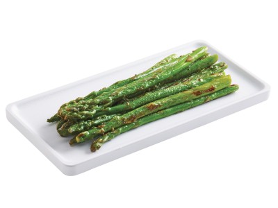 Finn White Rectangular Modular Melamine Tray 4" x 8"